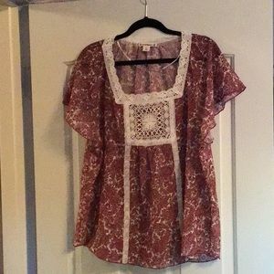 Ruff Hewn gauze tunic